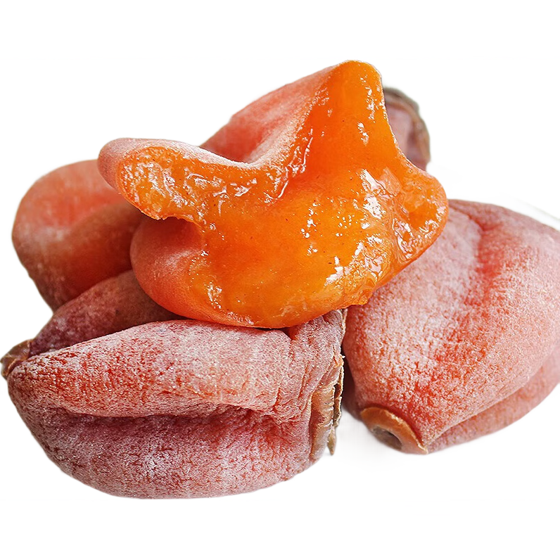 广西吊柿子饼霜降柿蜜饯5斤农家自制新鲜流心香糯柿子干圆柿包邮 试吃圆饼2个