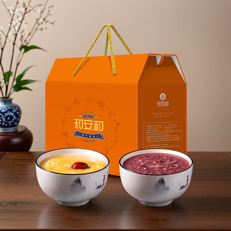 知安和月子餐30天月子粥产后营养品产妇坐月子人流小产后调理补品礼物 30天月子粥【礼盒装/杂粮配比】