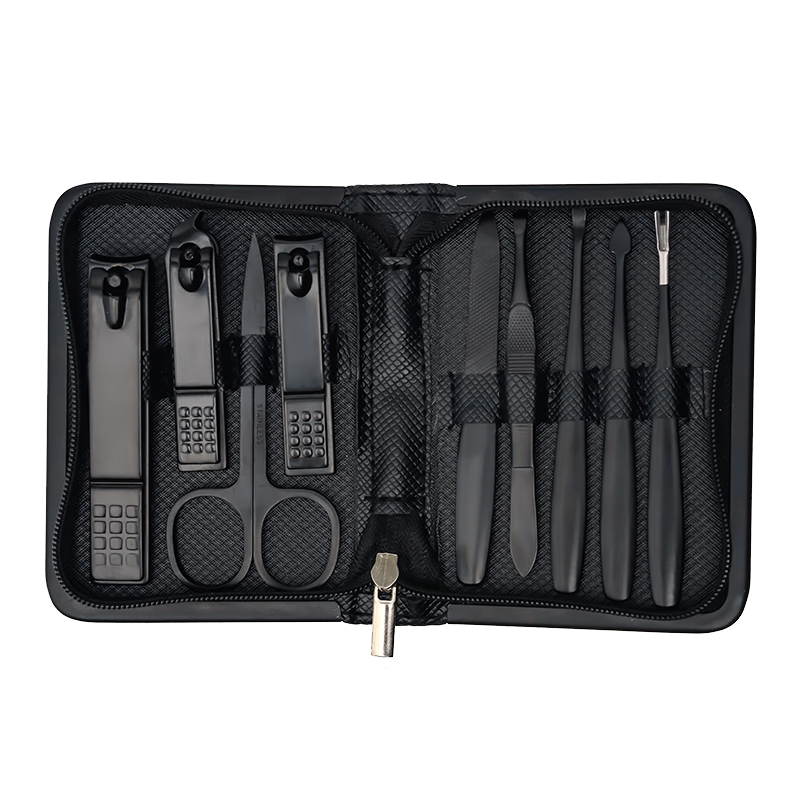 JEPOO家用指甲刀套装剪指甲脚趾甲修剪刀女生修眉刀指甲钳9件套