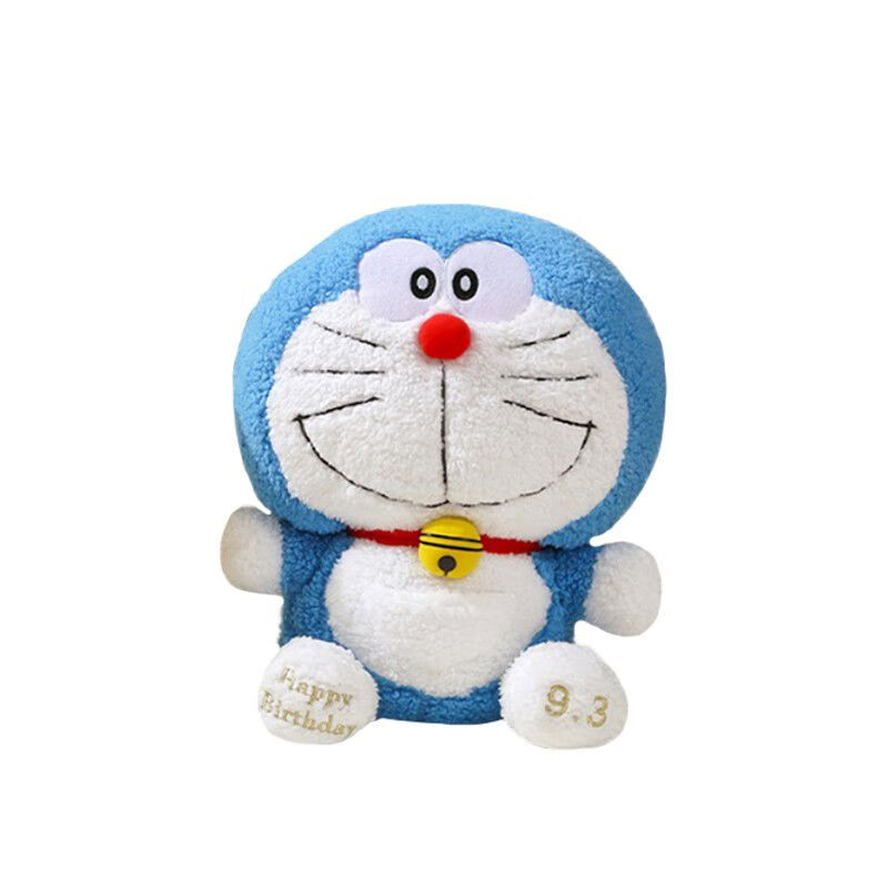 哆啦A夢(mèng)（Doraemon）哆啦A夢(mèng)DORAEMON坐姿叮當貓元祖大號公仔玩偶娃娃毛絨玩具 哆啦高31cm 經(jīng)典款