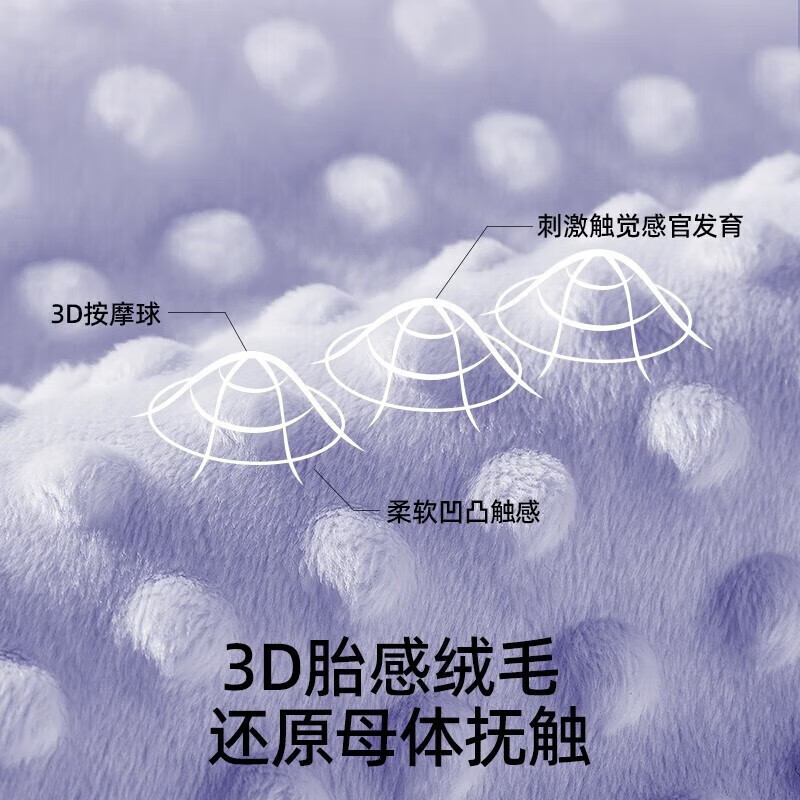 嫚熙（EMXEE）婴儿豆豆毯四季纯棉盖被可机洗防踢超薄通用 遇见小王子【四季款】建议室温20-25℃