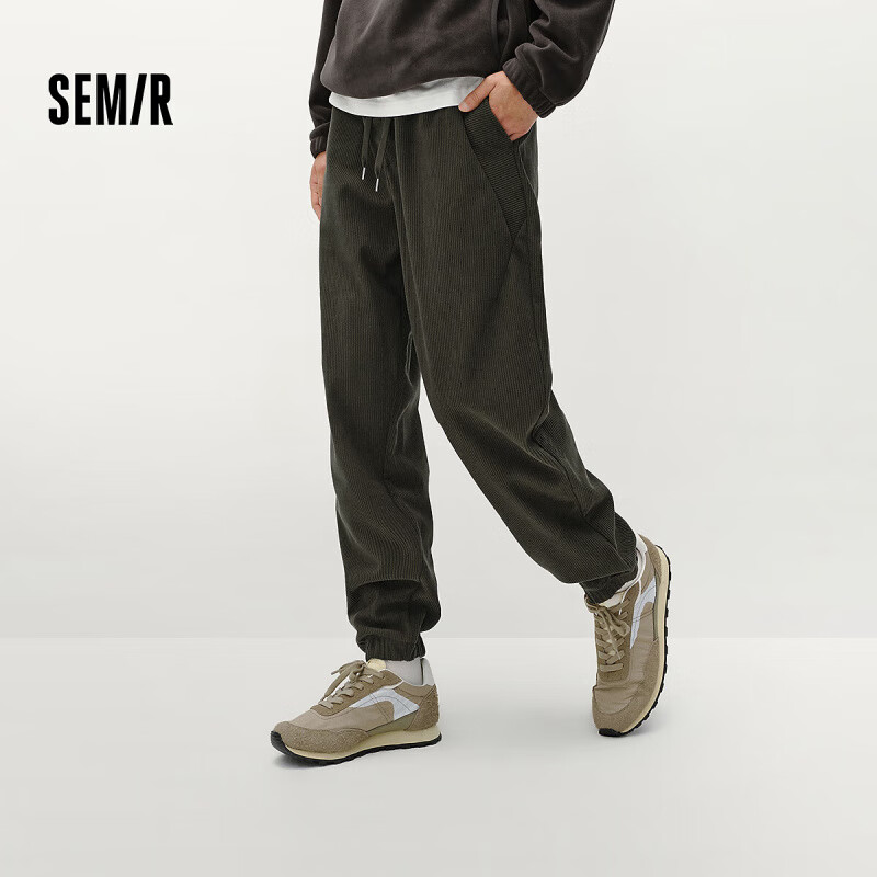 森马（Semir）【休闲裤福袋】休闲裤男长裤冬季时尚裤子百搭 A款-军绿A41622 L