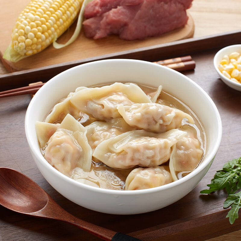 袁记味享袁记云饺 鲜虾蟹籽云吞馄饨饺子速食夜宵生鲜早餐水饺年货送礼 【人气组合】韭菜鲜肉饺*2+玉米鲜肉饺*3