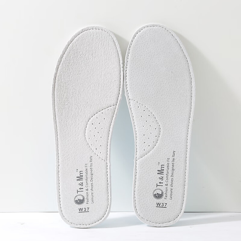 tt&mm汤姆斯专用吸汗不掉色鞋垫不臭脚海波丽软底猪皮鞋垫女款