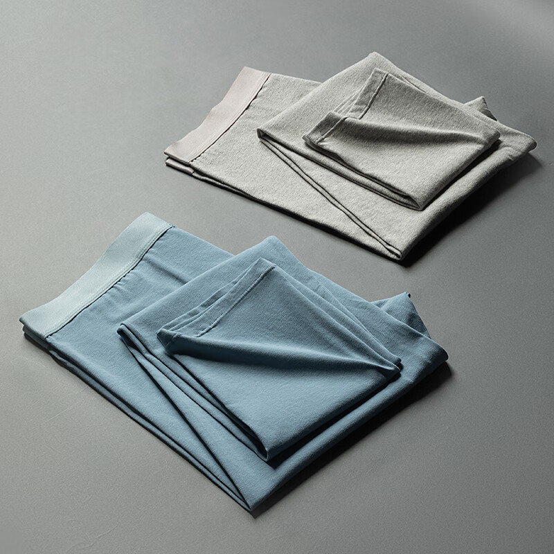 都市丽人秋裤男士保暖内衣男纯棉保暖裤男棉裤冬季男生免穿内裤线裤男衬裤 免穿内裤抑菌保暖裤男-深灰色 2XL  180/105