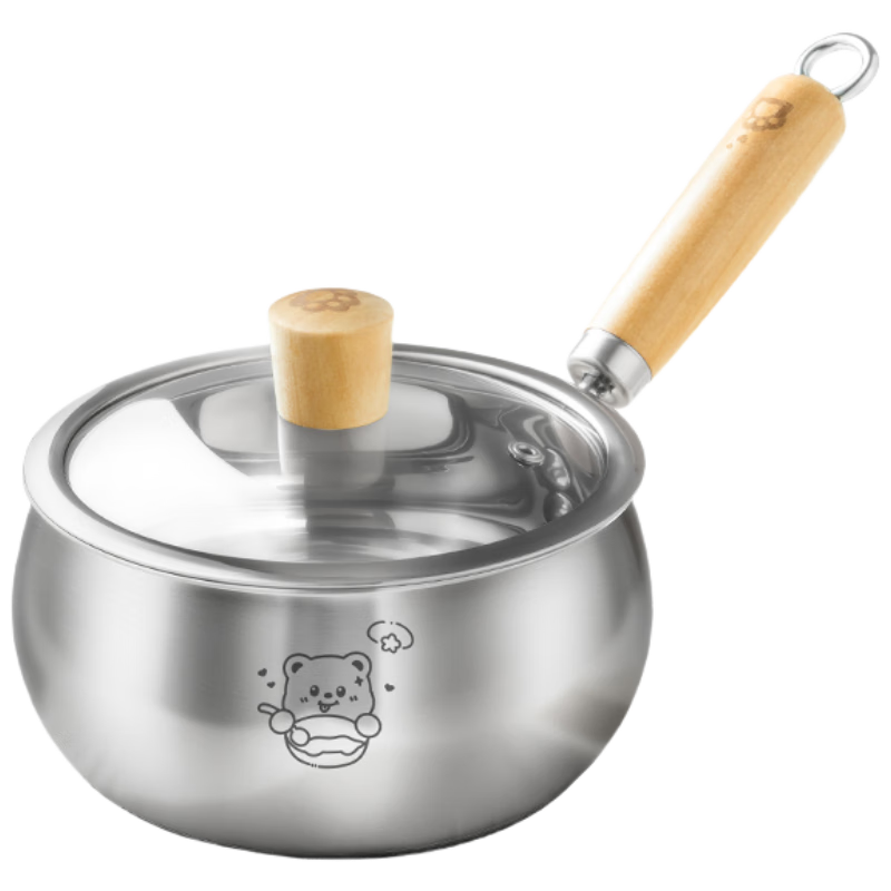 �ݸ�bayco���̹�304����ָ�ʳר��С�̹������ȼ�����¯16cm���� BG8623