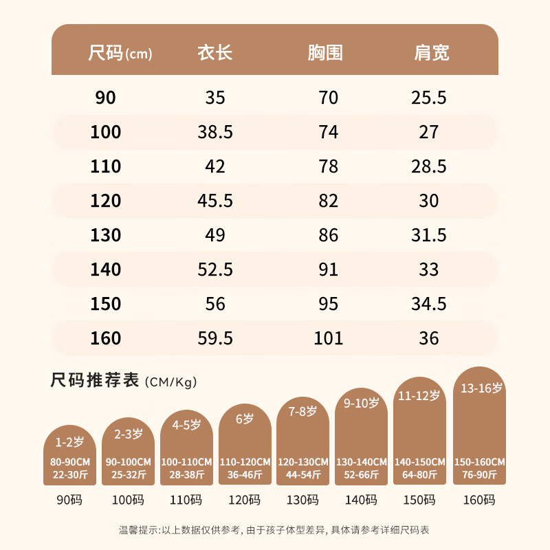 Classic Teddy儿童羽绒服男女童羽绒马甲中大童装春冬新款衣服 T绅士马甲浅蓝 140