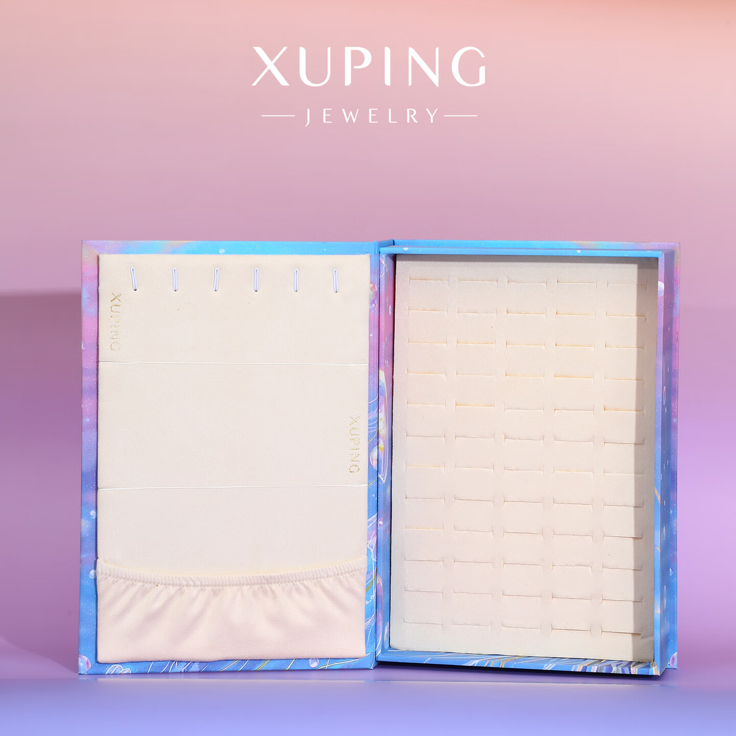 XUPING旭平首饰【预售】饰品收纳盒  随机款式长约26cm/宽约18cm/高约6cm 20个款以上-无法指定-随机发货一个