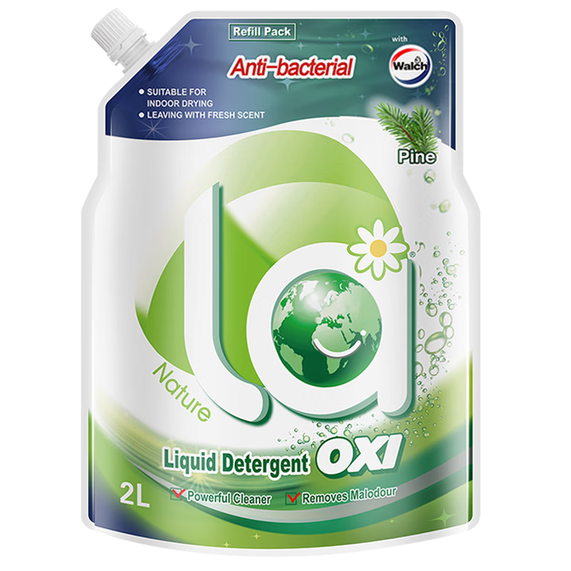 威露士（Walch）la有氧洗衣液套装【除菌除螨留香】 10斤装（3L/瓶+2L/袋）