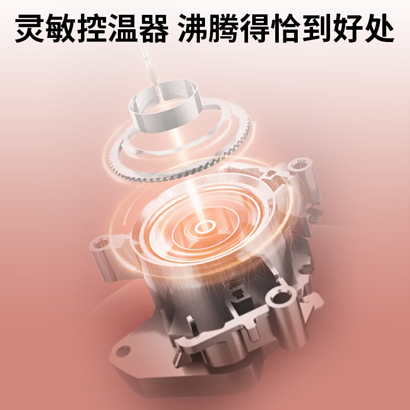 湛豪烧水壶304不锈钢电热水壶不锈钢电壶全自动恒温大容量家用快速壶开水壶双层防烫便携式电水壶 2.5L 【不保温】经典蓝