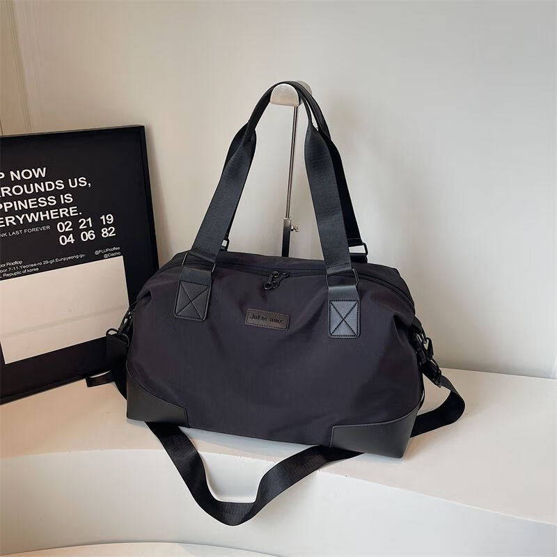 DRYWORLDRYWORLD新年旅行包女神节旅游收纳行李包手提出差轻便运动健身 黑色