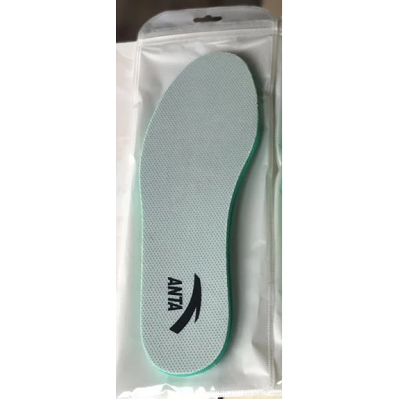 BUMUSI適配安踏運(yùn)動(dòng)鞋板鞋原裝男女納米銀防臭高彈透氣吸汗舒適鞋墊 灰色 41碼