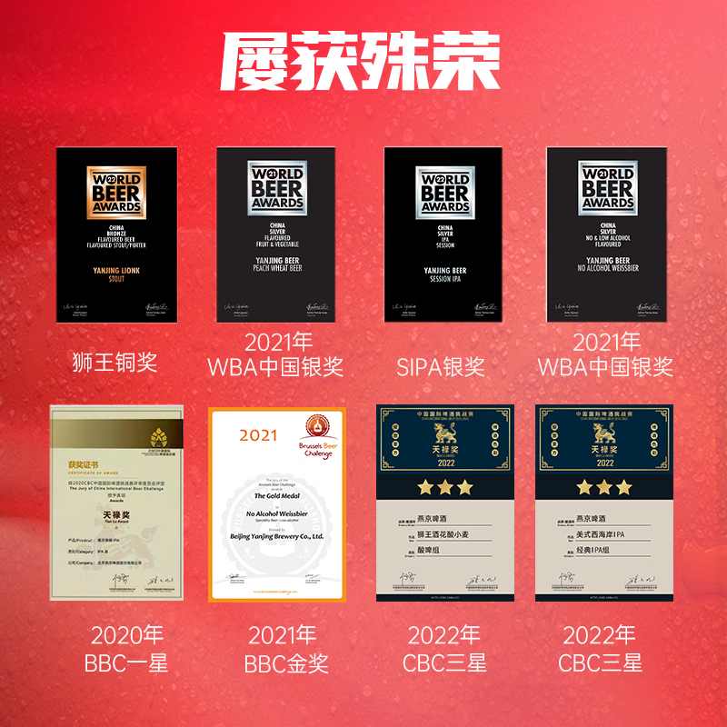 狮王精酿啤酒 燕京啤酒 麦汁浓度12度 比利时精酿白啤 比利时 500mL 12罐 整箱装 -8月中旬到期