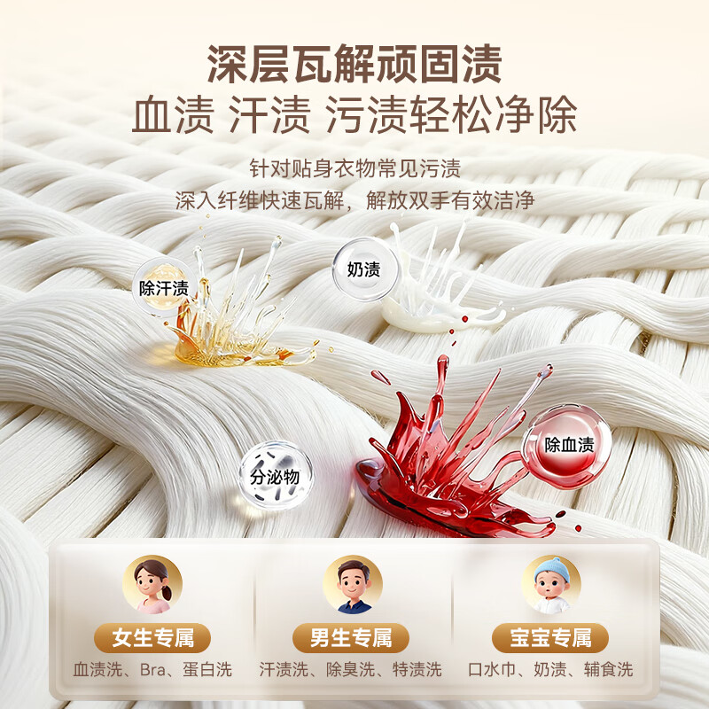 LOTOR徕多内衣洗衣杯 迷你洗衣机小型折叠洗衣机内裤洗衣机半自动懒人洗衣机宿舍便携式清洗机洗袜子机 UV/银离子双抑菌+专衣分桶同时洗【豪华四桶】