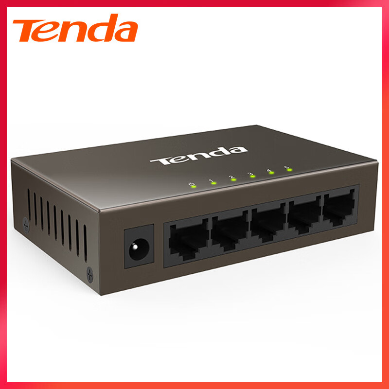 Tenda騰達全千兆以太網(wǎng)交換機5口8口千兆監控家用辦公八孔分