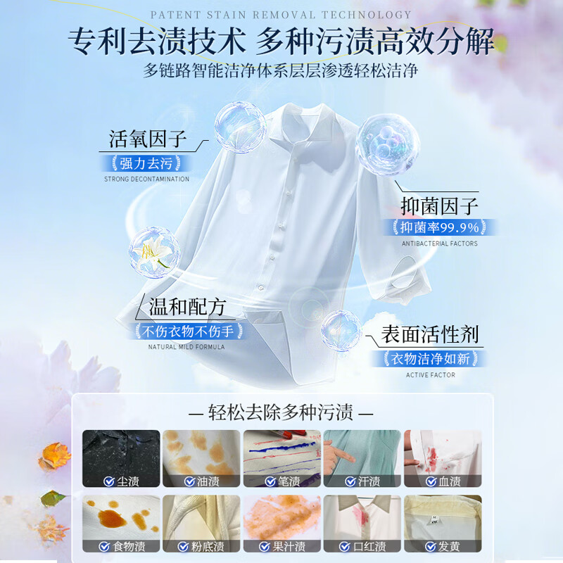 海洋主义 SOCUS洗衣粉爆炸盐强力去渍去黄增白去污神器漂白彩漂剂去黄抑菌除螨渍 1200g 1桶 超级爆炸盐 强力去渍 抑菌除螨