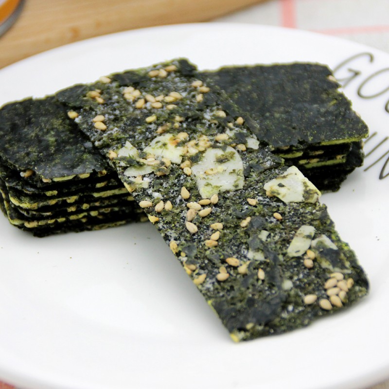 天然世家 夹心海苔零食送宝宝儿童辅食电子版食谱 3罐套餐各口味一个