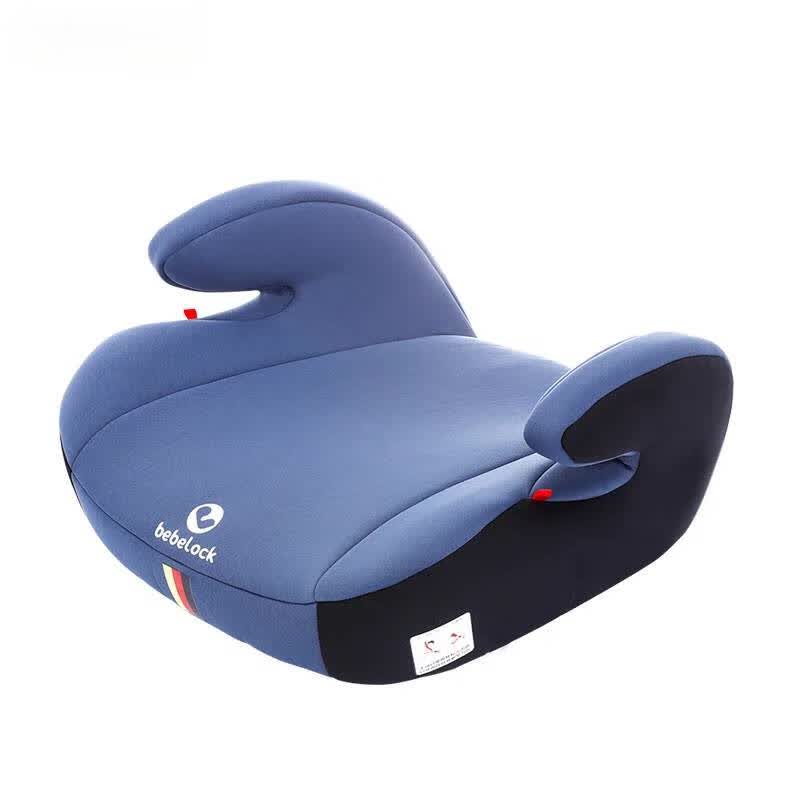 KETAOQIbaby儿童安全座椅增高垫3-12岁isofix便携简易汽车宝宝坐垫 波斯蓝-安全带款