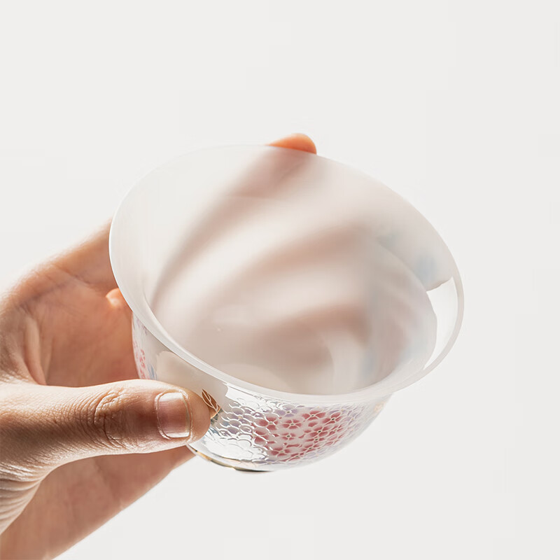 苏氏陶瓷高端冰种玉瓷绣球花盖碗功夫茶具套装节日送礼配马上有钱礼盒装