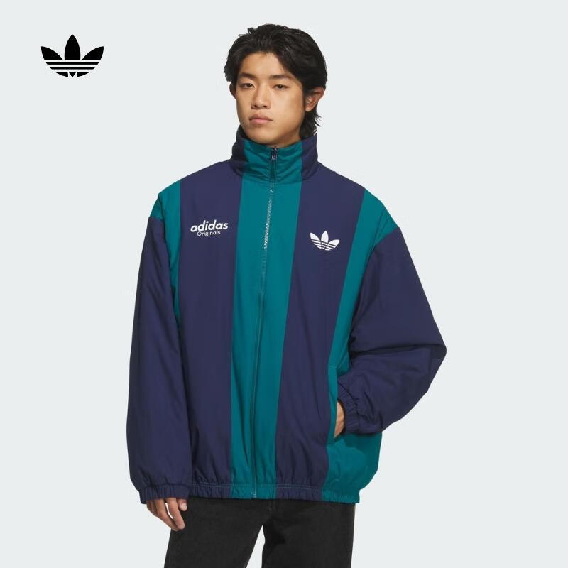 阿迪达斯 （adidas）Originals三叶草2025年男子RS M REV JKT保暖双面穿运动宽松棉服 KS5954 XL