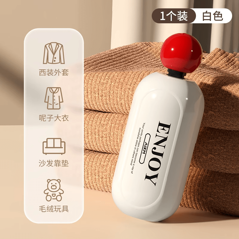 初舍（CHUSHE）可水洗粘毛器滾筒便攜衣服沾毛清理不傷衣刮毛器除毛刷去毛球神器 白色-1個裝多功能兩用粘毛+刮毛_可水洗