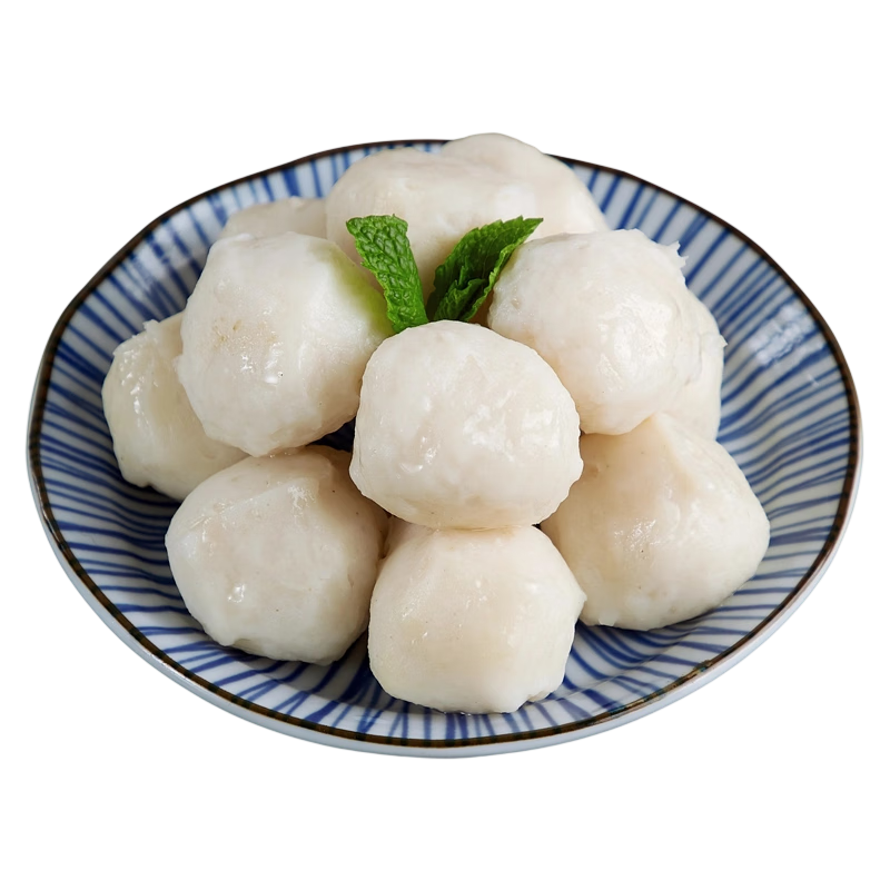 潮夫道潮汕墨鱼丸250g*2包手打鱼丸关东煮空气炸锅麻辣烫烧烤火锅食材