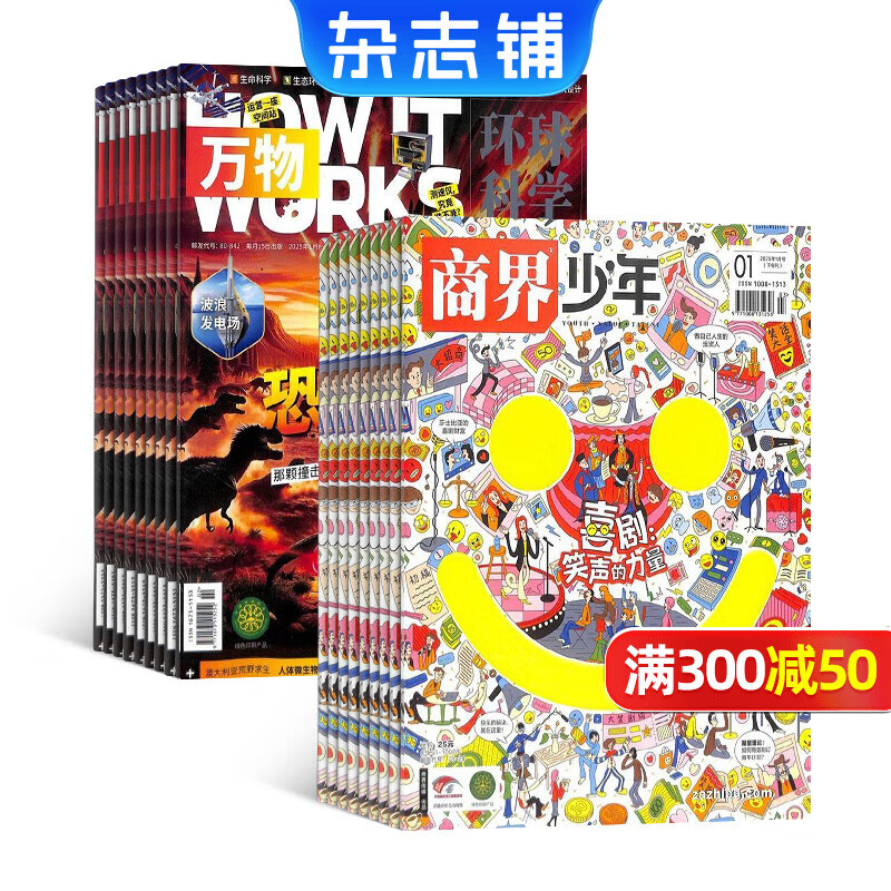 万物杂志组合自选 2026年订期规格内选择 组合任选 共12个月订阅 青少年科普百科图书 博物/好奇号/问天少年/科学家少年/意林少年版/商界少年组合订阅杂志铺 中小学生课外阅读期刊杂志 【推荐】万物