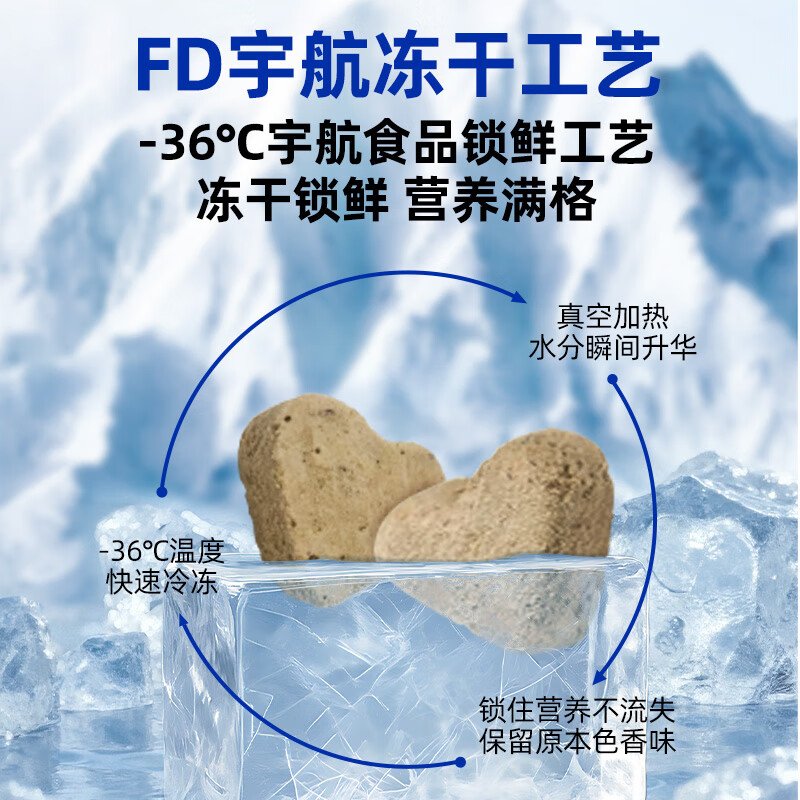 益伴猫咪鸡肉冻干零食狗狗冻干宠物口气清新颗粒洁齿改善猫狗口臭 益伴口气清新洁齿冻干【猫狗通用】 50g*1罐