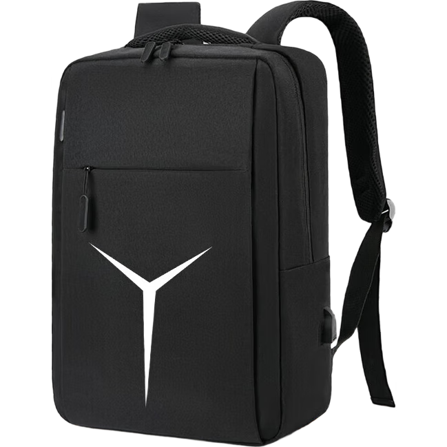 联想拯救者Y7000P游戏本R9000电脑包15.6英寸防摔Y9000p笔记本背 黑色【白色Y标】 17.3英寸可放45厘米键盘