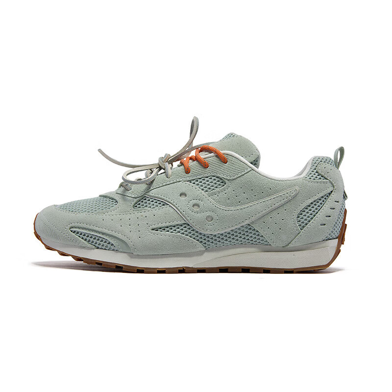 Saucony索康尼TRAINER 80X星光启示复古情侣低帮耐磨休闲鞋 绿 37