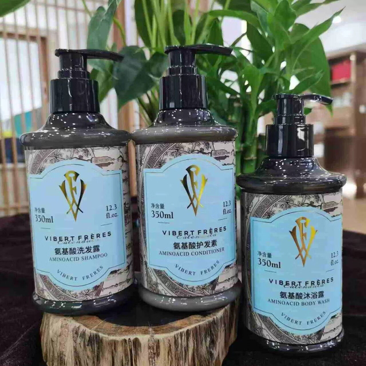薇弗法国薇弗氨基酸去屑柔顺滋养控油洗发露沐浴露护发素身体乳三件套 350ml身体乳 去屑止痒滋润柔顺蓬松