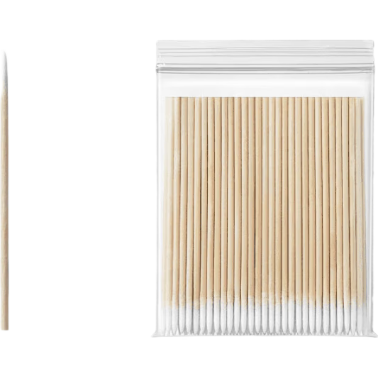 ���Ͷ���ͷ��ǩϸͷ��ױ�ø����߳�ϸ��ǩһ��������Сľ�� һ���Լ�����ǩ-7cm 100֧װ2.89Ԫ