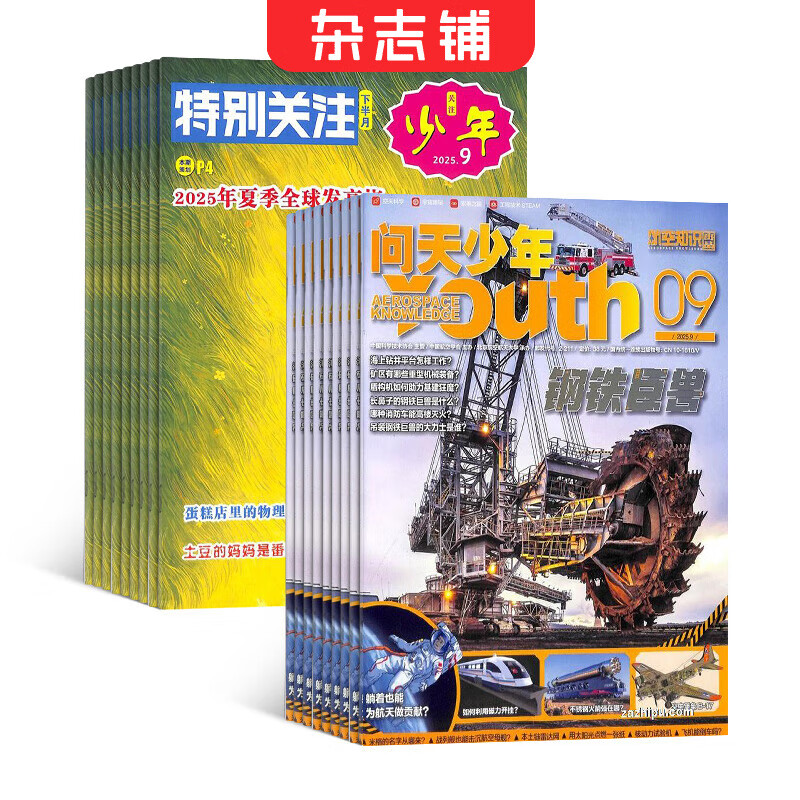 特别关注少年杂志组合 2026年1月起订阅 1年订阅 8-16岁青少年时事政治要闻热点故事 中小学生课外阅读杂志订阅 杂志铺特别关注下半月 特别关注少年+问天少年 26年1月起订
