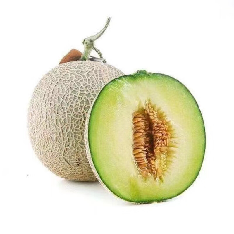 绿鲜森(lvxiansen)山东玲珑蜜瓜网纹瓜新鲜当季现摘甜瓜水果带箱 4.
