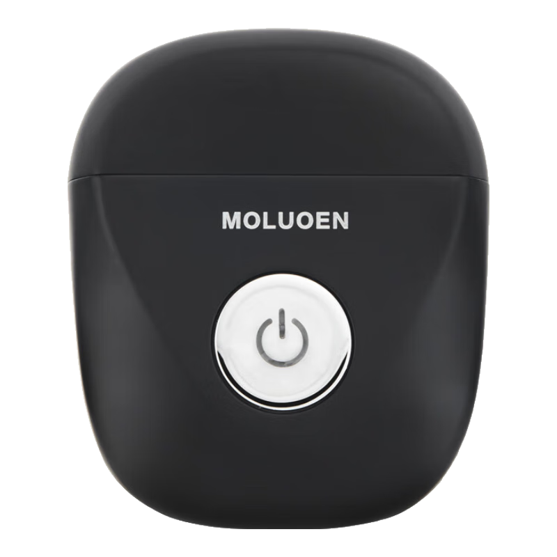 摩洛恩 剃须刀电动男士2025新款 德国原装刮胡刀便携迷你双头全身防水 情人节礼物礼盒装 曜石黑【全新炫彩系列礼盒装】)