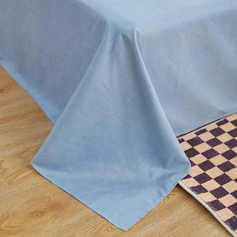 羽匠春季小清新印花四件套学生宿舍套件家用床单柔软四件套ins 优格兰 床单款 (被套150*200cm)三件套