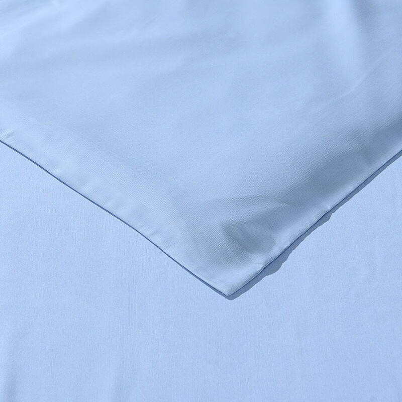 富安娜（FUANNA） 全涤磨毛四件套/静谧蓝 标准