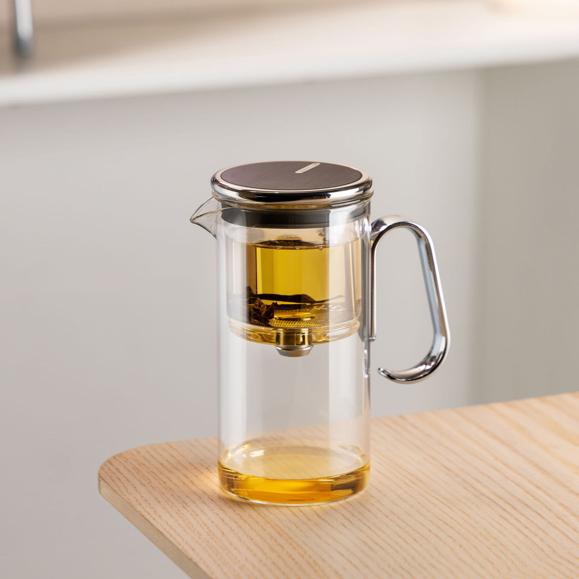 飘逸杯泡茶家用2025年茶水分离器磁吸玻璃内胆泡 尚明