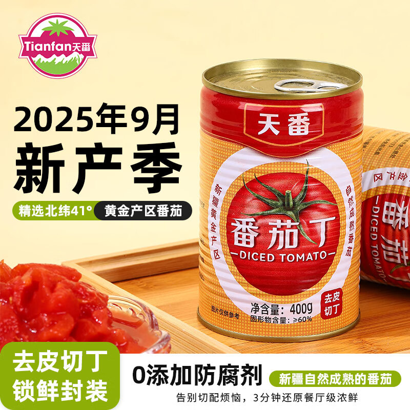 天番新疆番茄丁酱400g*12罐