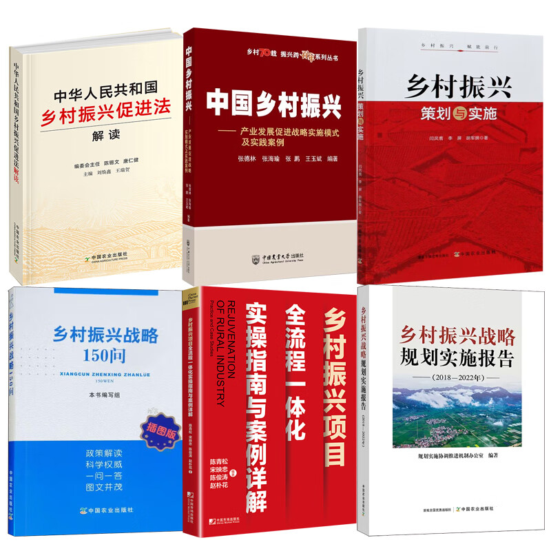 【全6册】乡村振兴战略规划实施报告201