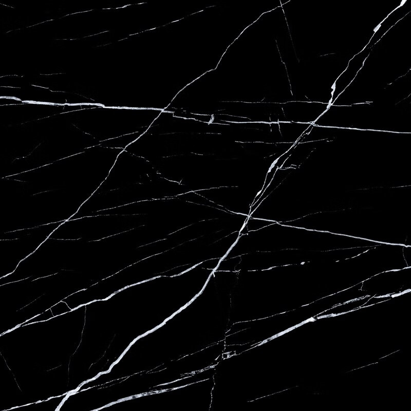 粟门槛石瓷砖800x800酒店ktv深色通体大理石600x600防滑地板砖 黑白根