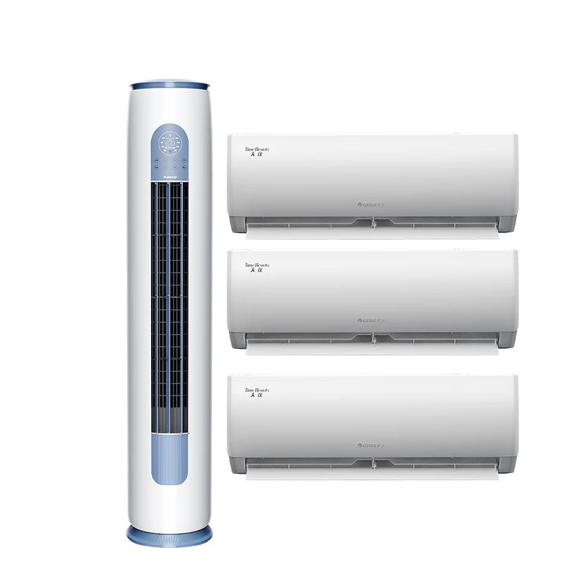 格力（GREE）【空调套装】新一级能效 变频自清洁家用客厅卧室空调套装【三室一厅】 1.5匹天仪*3+3匹云逸*1
