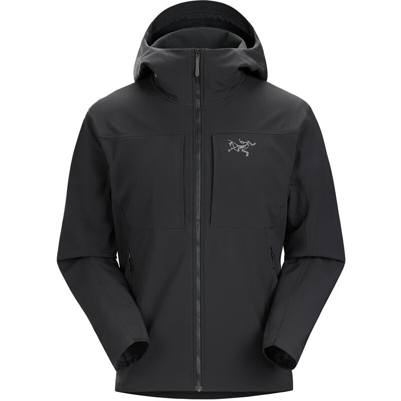 始祖鸟（ARC'TERYX）买手代购Gamma MX Hoody 男士户外薄绒保暖防风雨软壳夹克冲锋衣 Black M