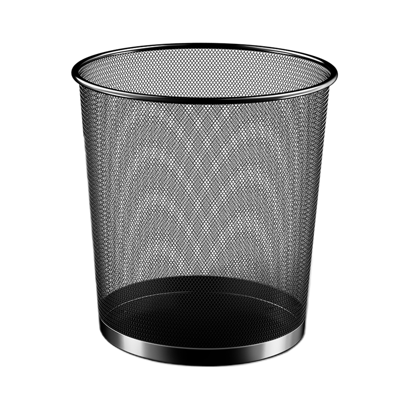 五月花金属网垃圾桶直投15L超大号分类铁丝环保办公宿舍家用厕所纸篓