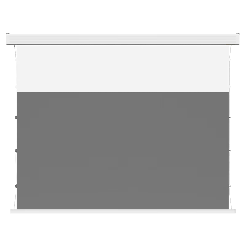 艾瑞爾菲涅爾電動(dòng)抗光幕 布洛克【懸浮超短殼】自動(dòng)可升降投影幕布隱藏嵌入式白天三色激光可用家用辦公 ST9中長焦菲涅爾-吊裝【遙控版】 92英寸[16:9]