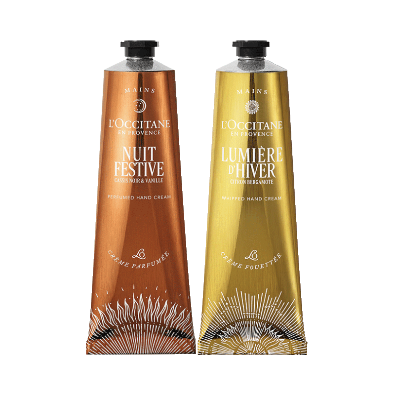 欧舒丹护手霜礼盒限定双支装各150ml保湿滋润持久留香嫩肤修护圣诞礼物