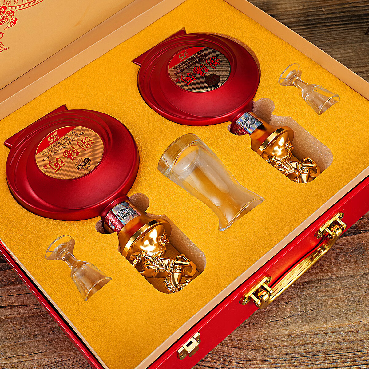 瀏陽河酒 马年纪念酒 柔和15 浓香型52度白酒 500ML*6瓶 高端手提礼盒送礼 52度 500mL 6瓶