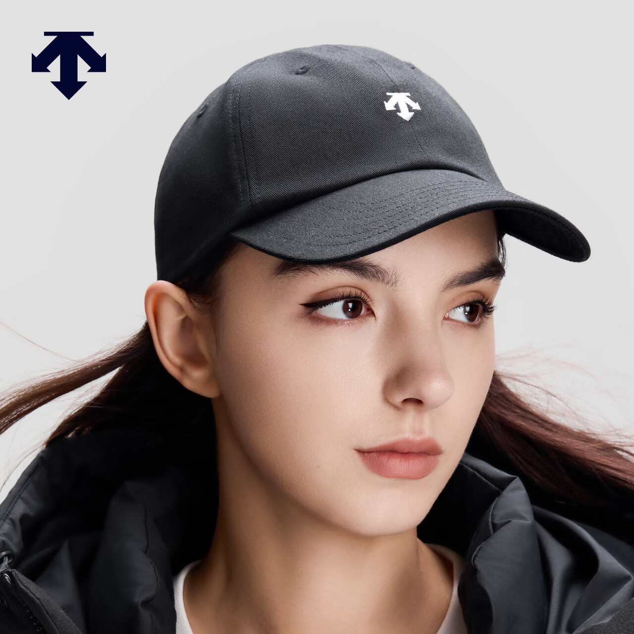迪桑特（DESCENTE）DESCENTE迪桑特WOMEN’S SKI STYLE系列女士棒球帽 BK-黑色 M