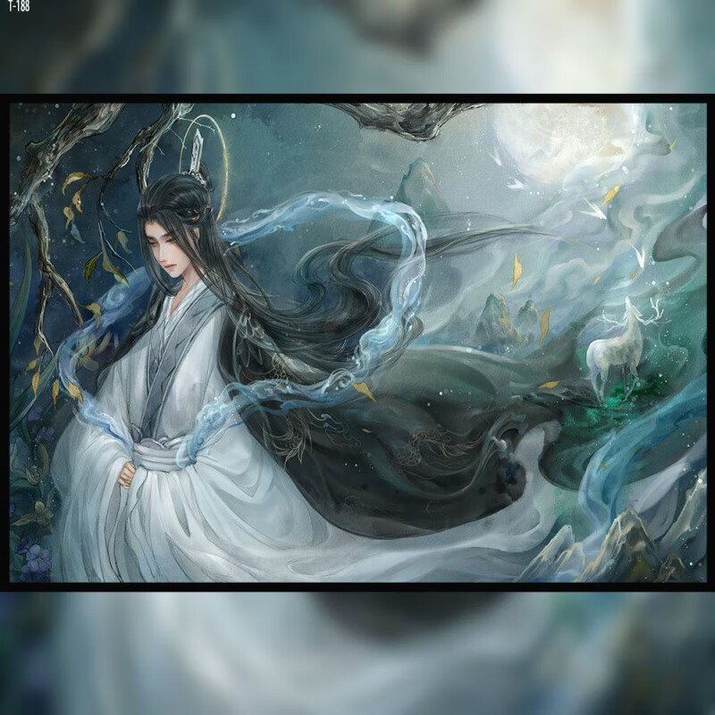 VTR国潮国风木质拼图1000片敦煌系列拼图500片300片带框减压玩具 飞天仙子T-180 木质300片盒装