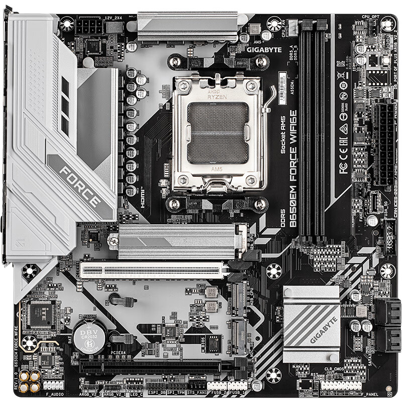 ���Σ�GIGABYTE��B650EM FORCE WIFI6E����DDR5֧��AMD CPU AM5 7800X3D ���������� 849Ԫ